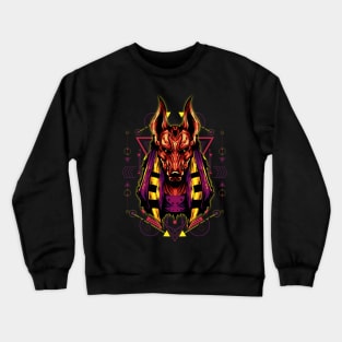 Anubis sacred geometry Crewneck Sweatshirt